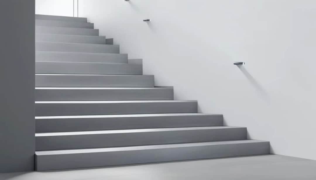 Jakie schody do szarej podłogi - najlepsze kolory i style, które zachwycą
